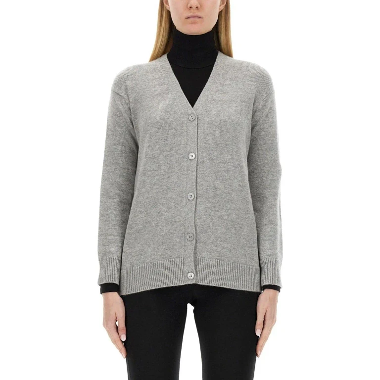 'S Max Mara V-hals vest met lange mouwen