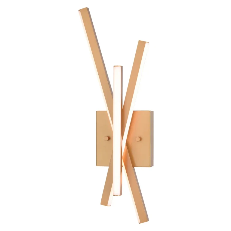 Gold LED Wall Light from the Barcelo Collection