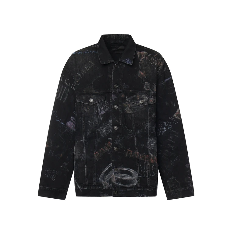 Balenciaga Jackets Black _co - Men