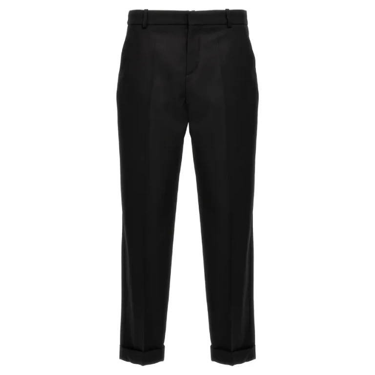 Balmain Straight Leg Tailored Wool Trousers