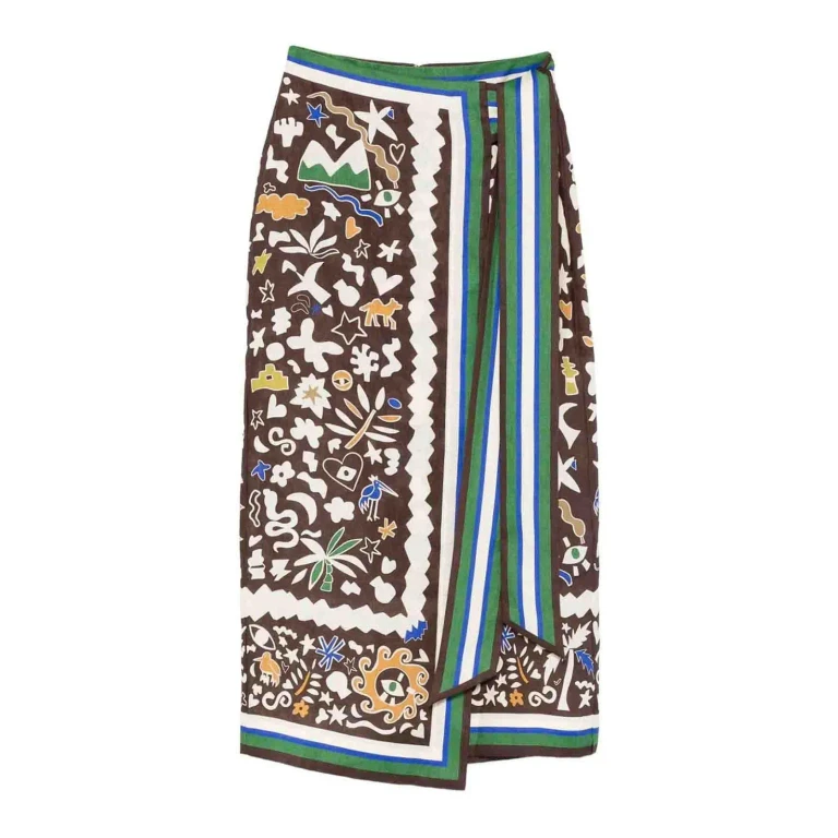 Alemais Jupe Longue - Multicolore