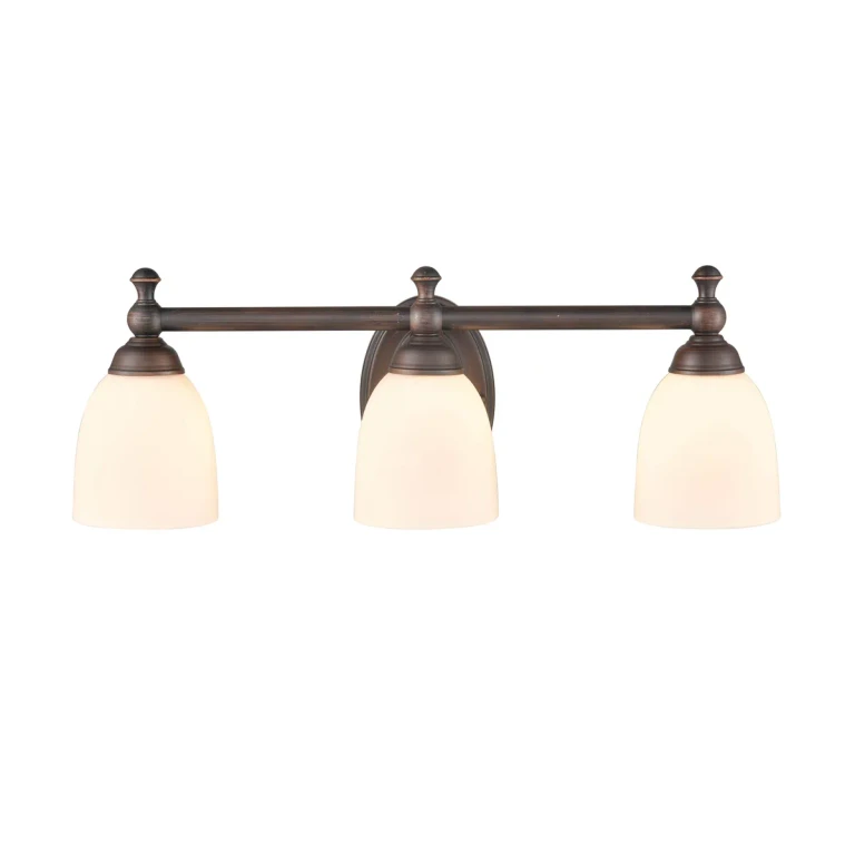 Millennium 3-Light Bathroom Vanity Light in Rubbed Bronze