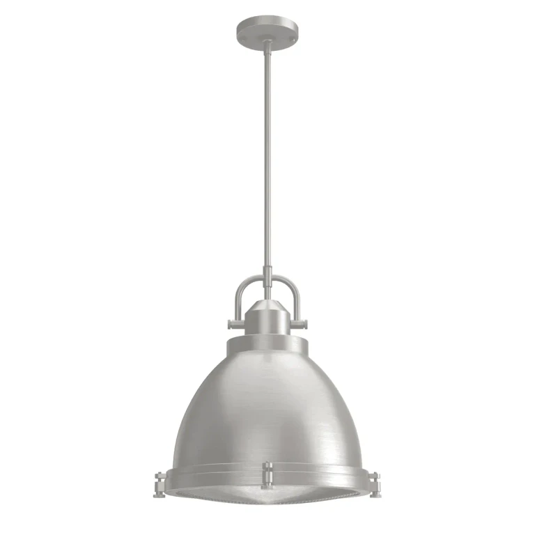 Brushed Nickel Three Light Pendant from the Bridgemoor Collection