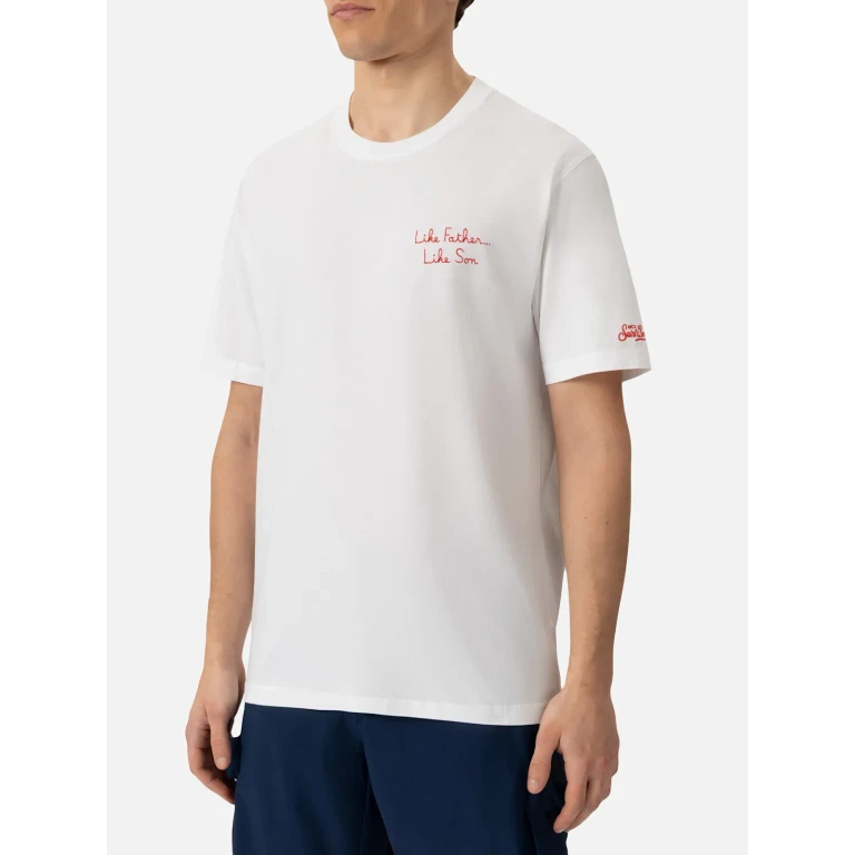 MC2 Saint Barth T-shirt With Homer Bart Print In White Special Edition