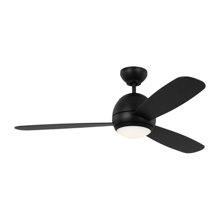 Midnight Black 52" Ceiling Fan from the Orbis Collection