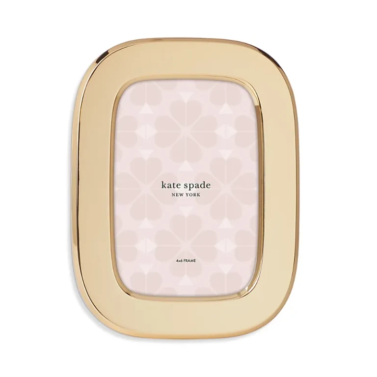 kate spade new york South Street Gold Oval Frame, 4 x 6