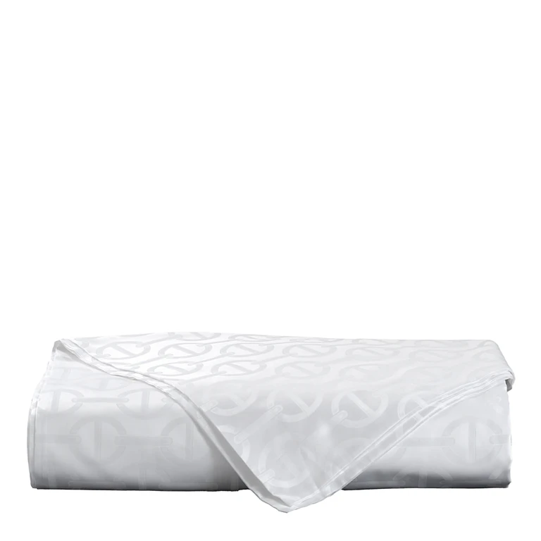 Dea Palm Beach Tc Chaine Jacquard Duvet Cover, Queen