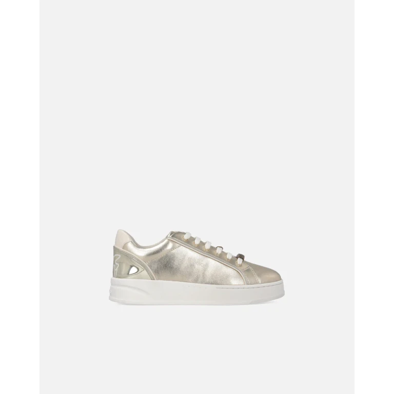 Pinko Baskets lamé logo