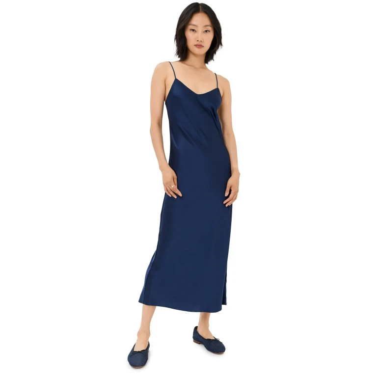 Polo Ralph Lauren Sleeveless Slip Dress Newport Navy 10