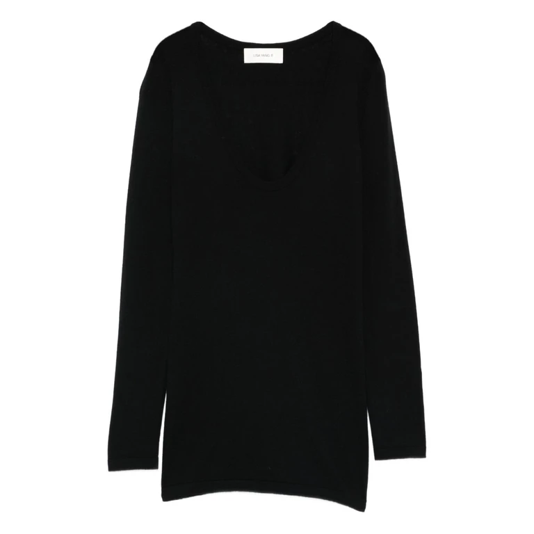 LISA YANG Sweaters Black Cotton Cashmere - Women