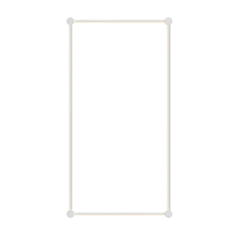 Satin White LED Wall Bar from the Purolinear 360 Collection