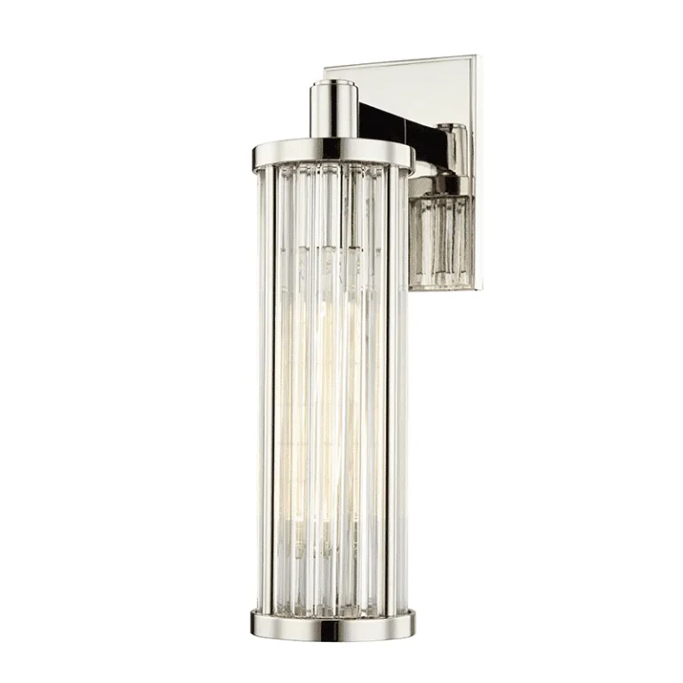 Marley 14" Wall Sconce in Polished Nickel