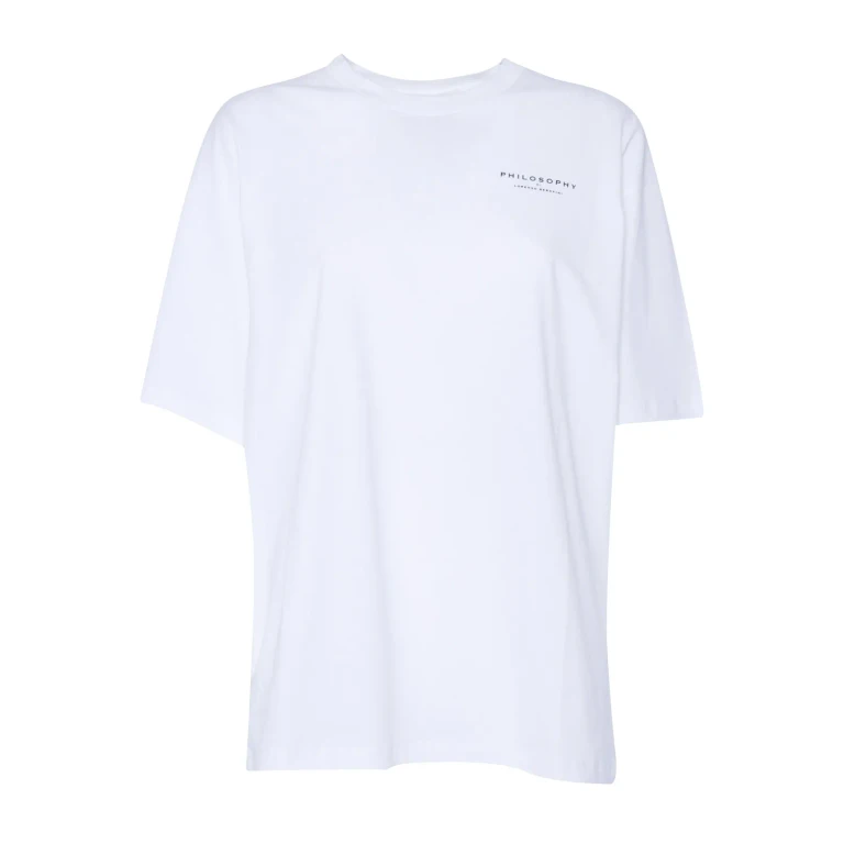 Philosophy di Lorenzo Serafini White T-shirt With Logo