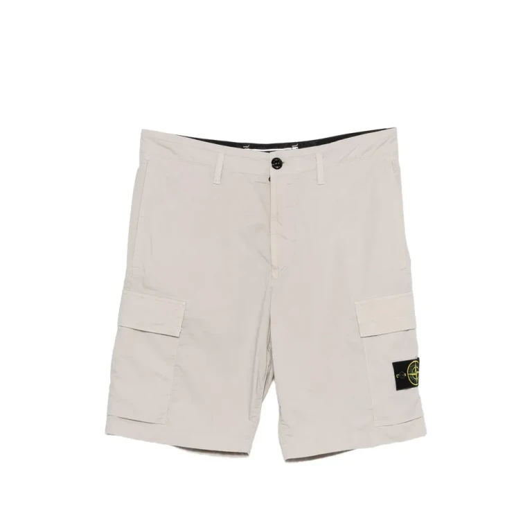 Logo Patch Cargo Shorts