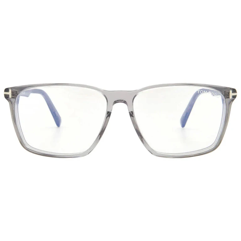 Tom Ford Blue Light Block Square Mens Eyeglasses FT5959-B 020 56