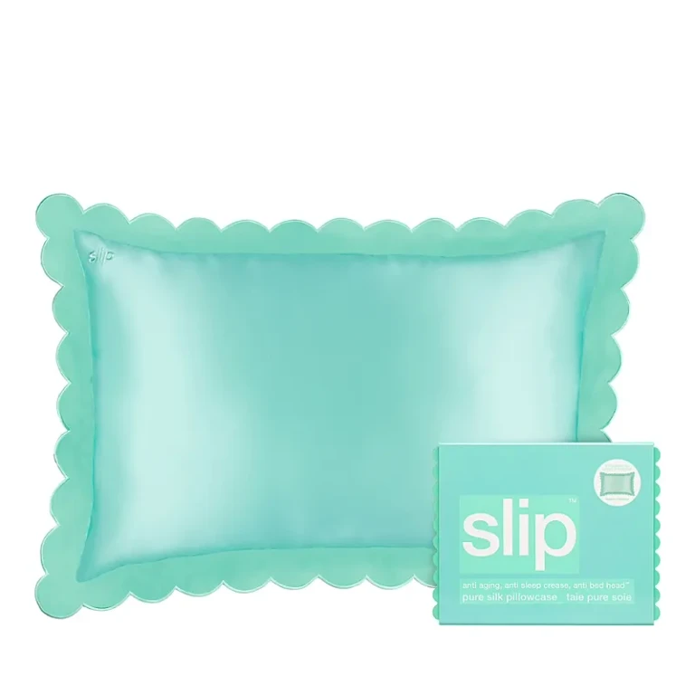 Pure Silk Scalloped Edge Pillowcase, Queen
