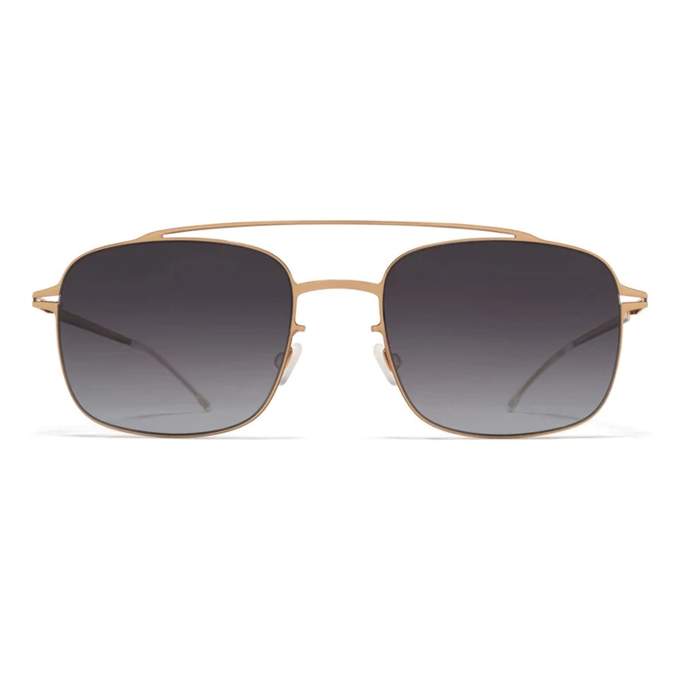 Mykita Jano - Champagne Gold Dusk Gradient Lens Stainless Steel Sunglasses - Women