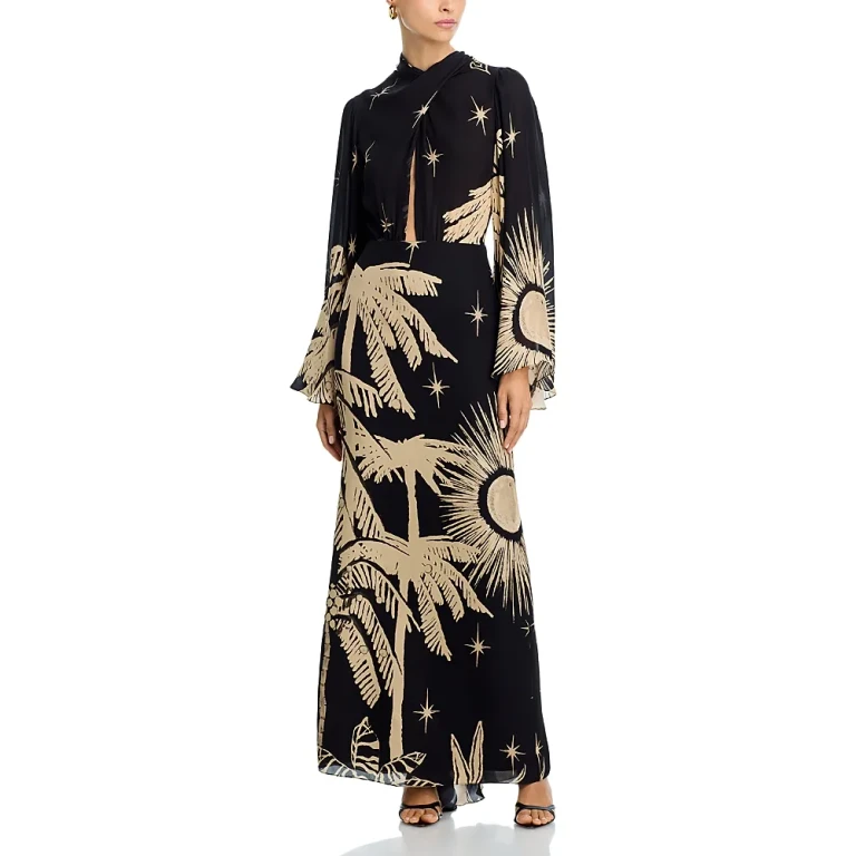 Johanna Ortiz Primera Vez Silk Maxi Dress