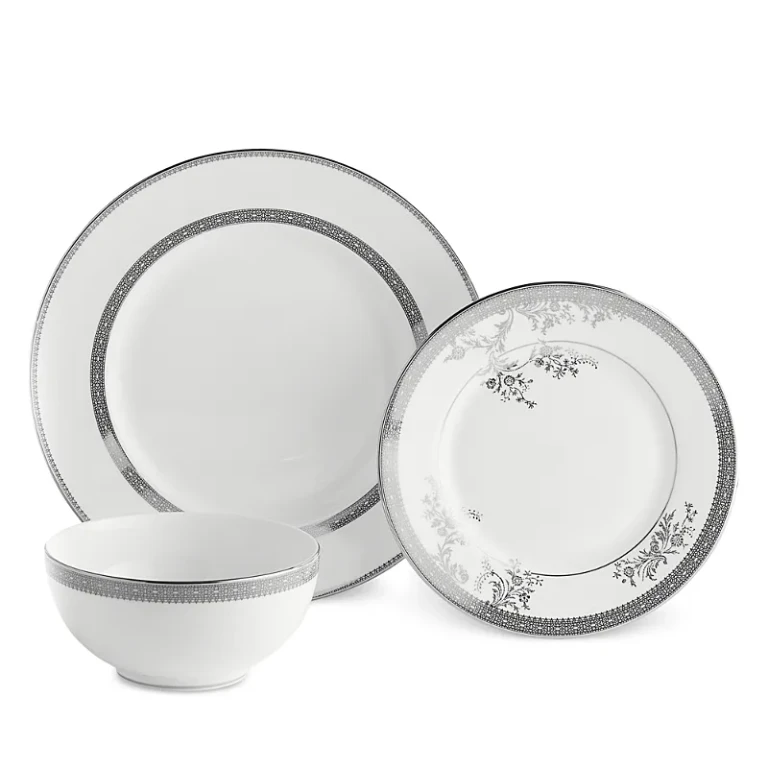 Wedgwood Vera Wang Lace 12 Piece Dinnerware Set, Service for 4