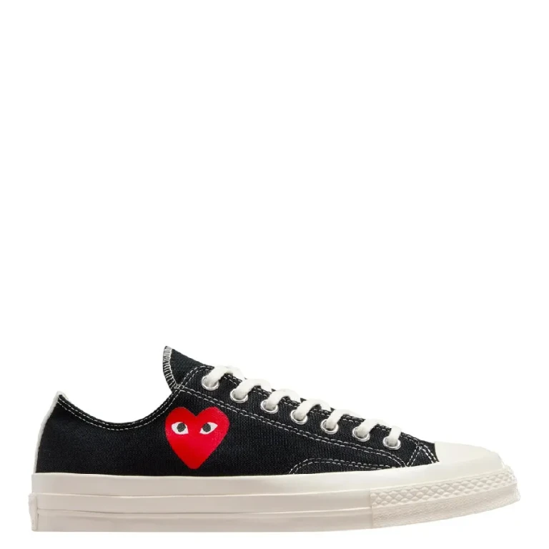 Comme Des Garcons Play X Converse Heart Sneakers, Brand Size 8 ( US Size 9 )