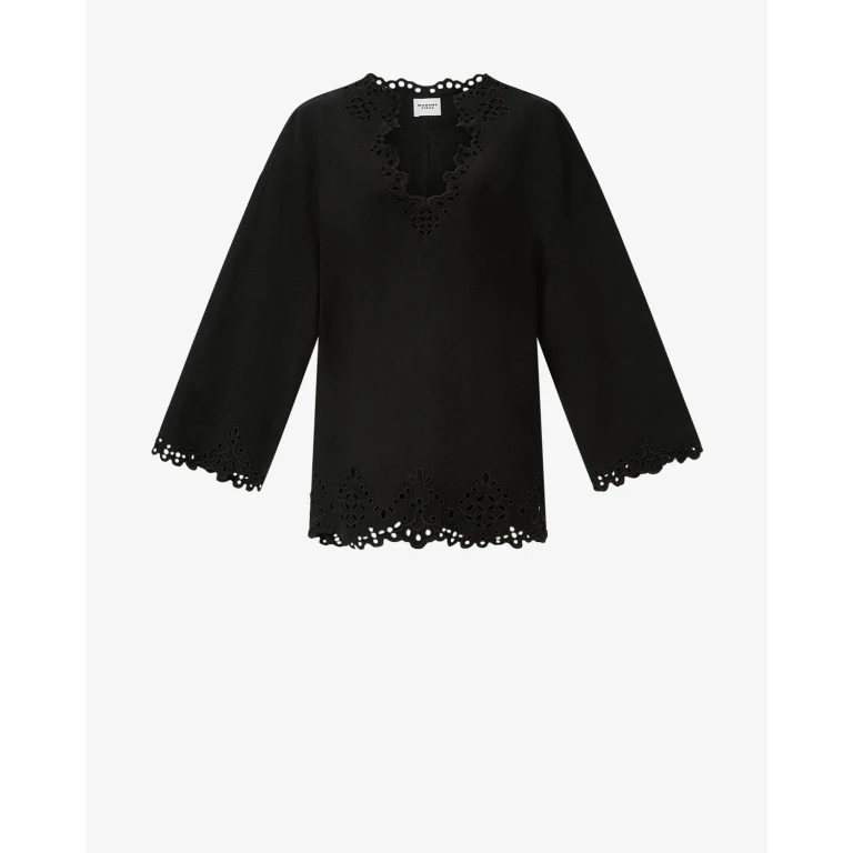 Robe Sherazade - Femme - Noir Délavé - Taille 34 - Marant Étoile