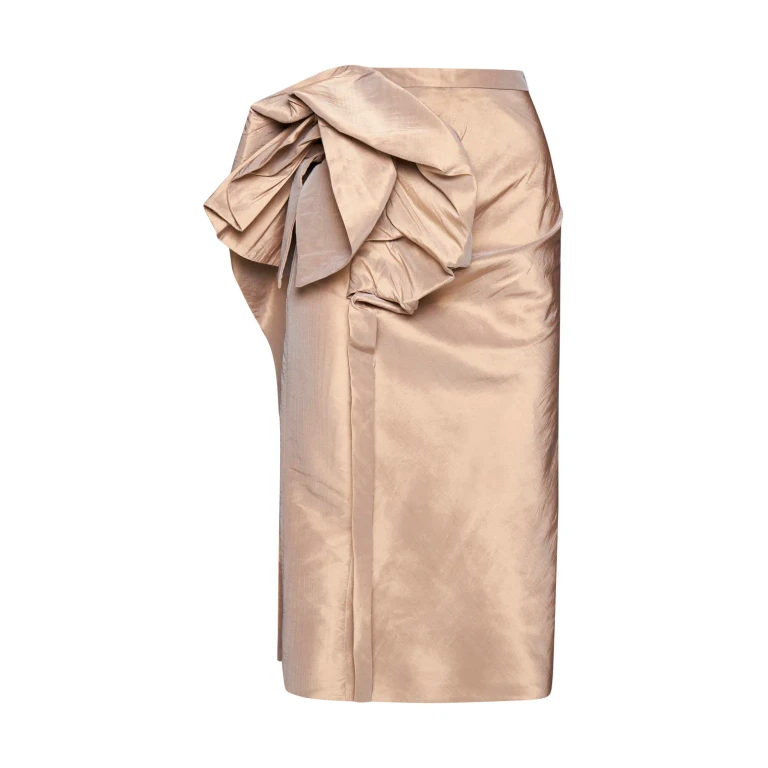 メゾン マルジェラ ミディスカート ベージュ