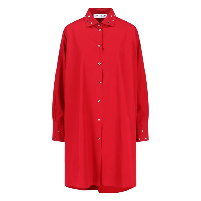 Our Legacy Dresses Red Cotton - Women