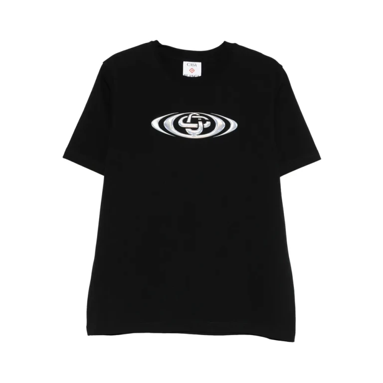 Casablanca Warped-logo Classic T-shirt