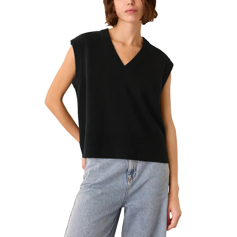 Whistles Wool Sleeveless Sweater