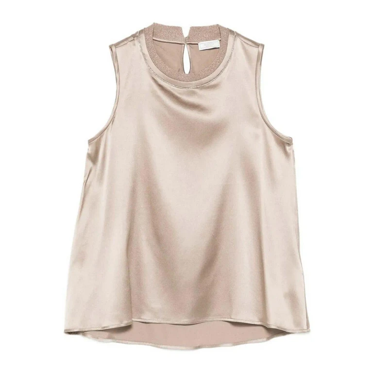Peserico Top - Gris Foncé