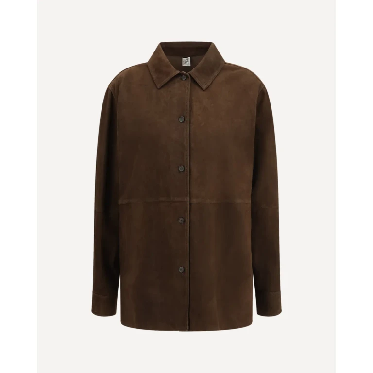 Chaqueta tipo camisa de ante Toteme