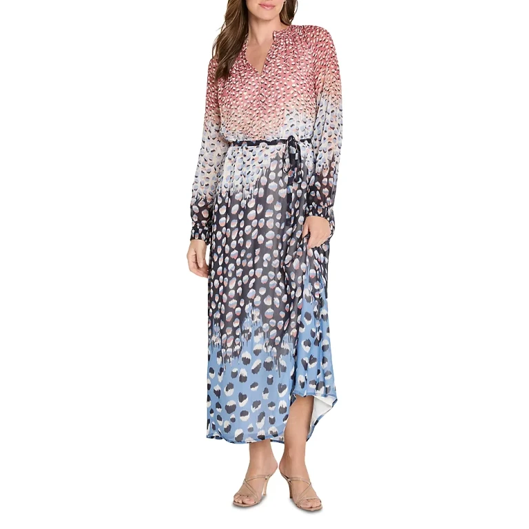 Nic+Zoe Blue Dahlia Dress
