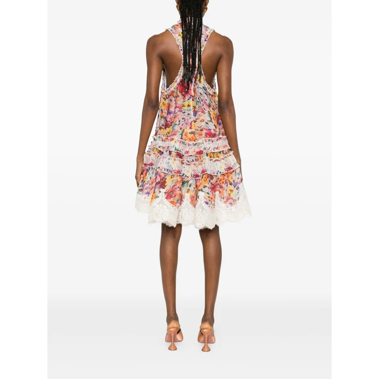 Zimmermann Dresses Red Linen Silk - Women