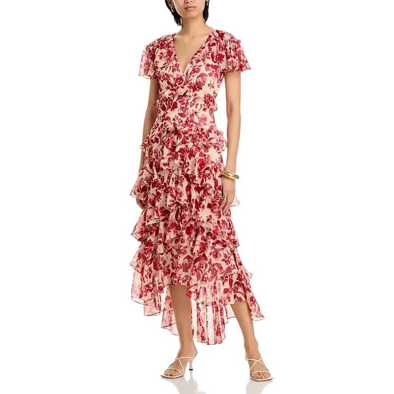Cinq a Sept Floral Ribbons Tatum Dress