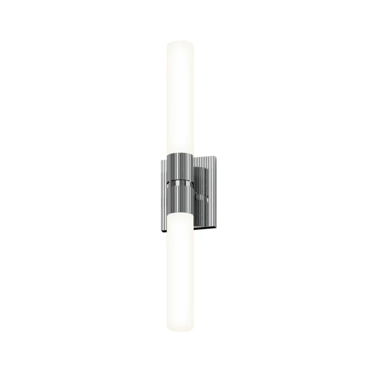 Polished Chrome LED Bathroom Vanity Light from the Scepter Collection