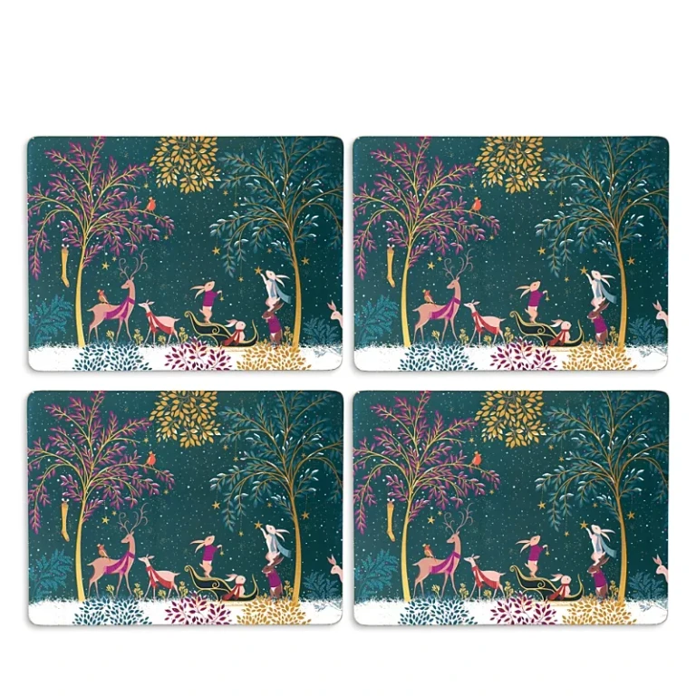 Portmeirion Sara Miller Woodland Tales Large Placemats, Set of 4