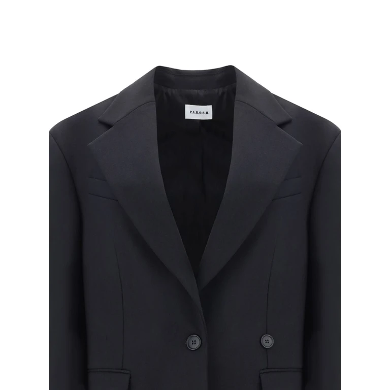 Parosh Jackets Black Virgin Wool Elastane - Women