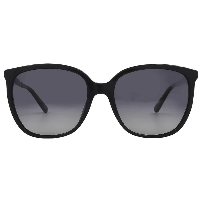 Michael Kors Polarized Dark Gray Square Ladies Sunglasses MK2137U 3005T3 57