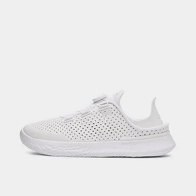 Under Armour Big Kids Slipspeed Training Shoes in White/White/White Size: 3.5