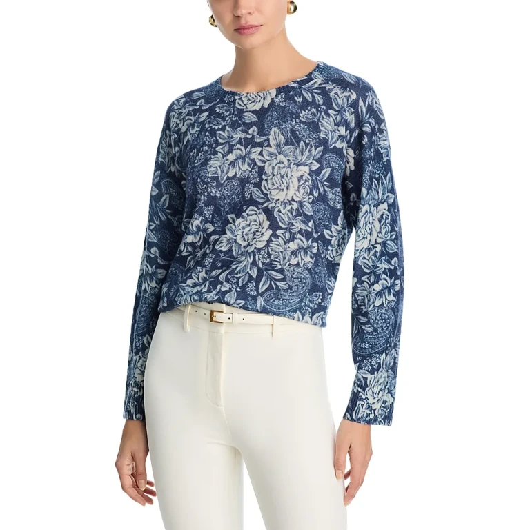 100% Cashmere Crewneck Sweater - Exclusive