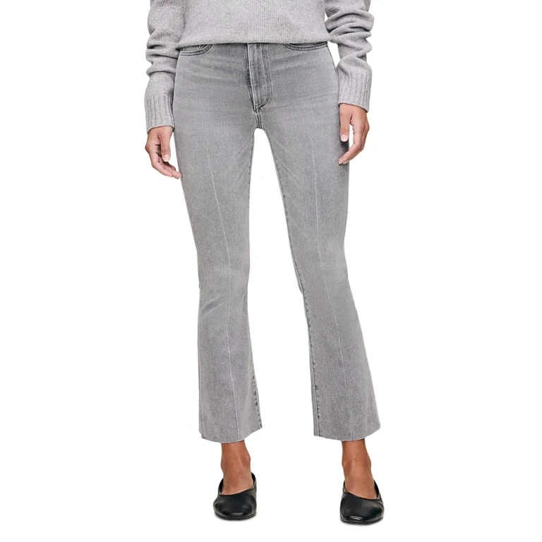 DL1961 Bridget Boot High Rise Instasculpt Ankle Jeans in Gray Cove
