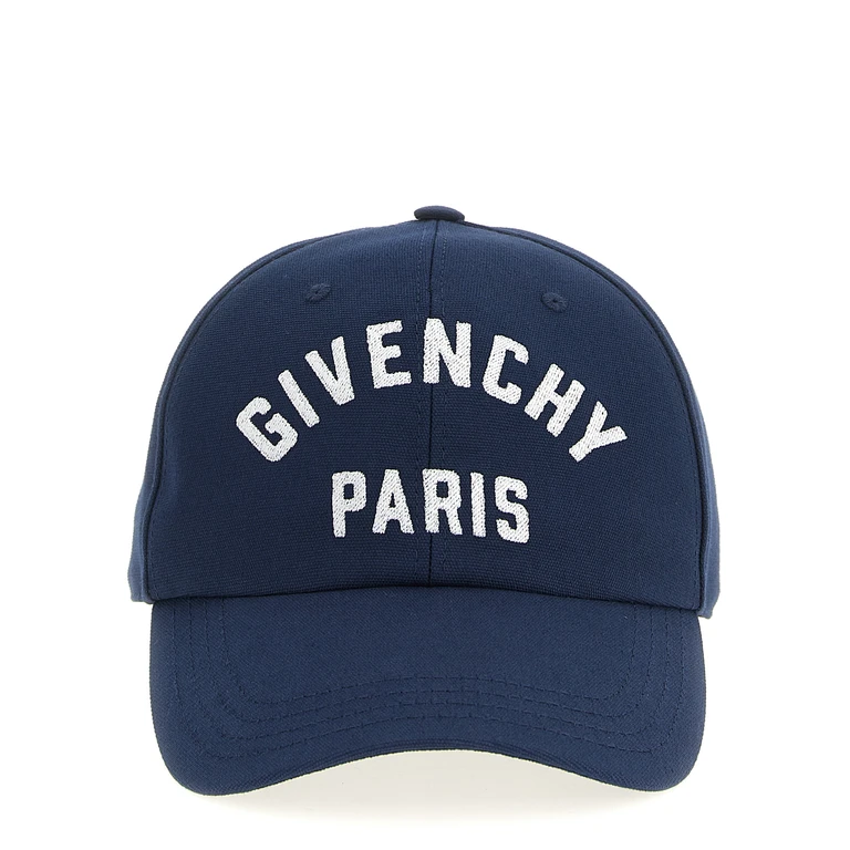 Givenchy Blue Cotton Cap (baseball Hat) - Men