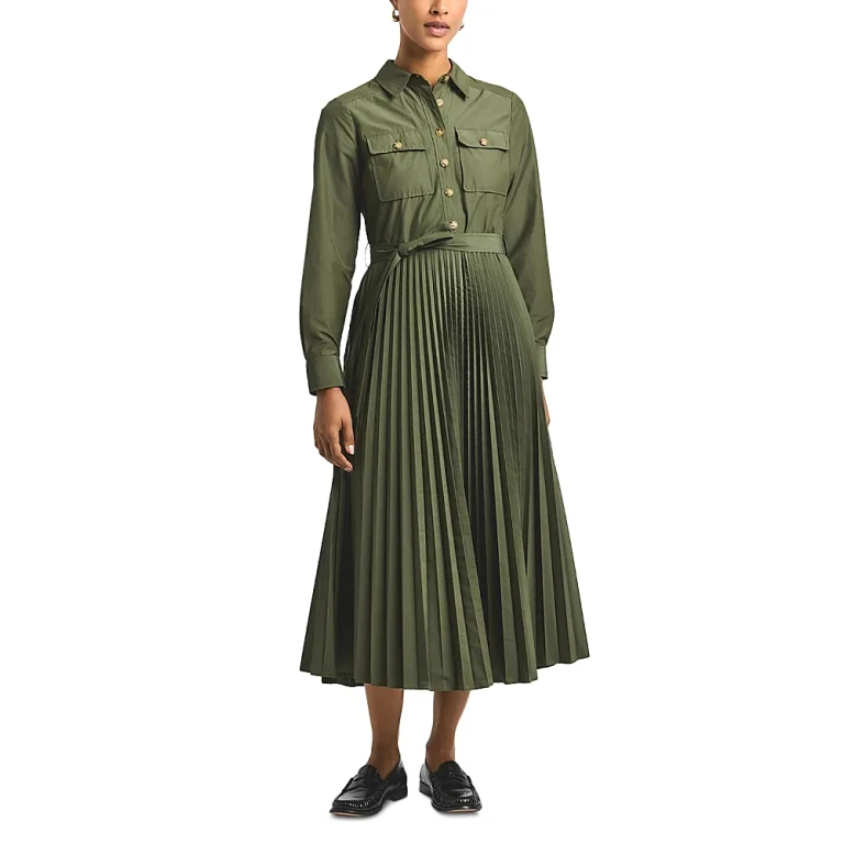 Derek Lam 10 Crosby Kenza Pleated Dress