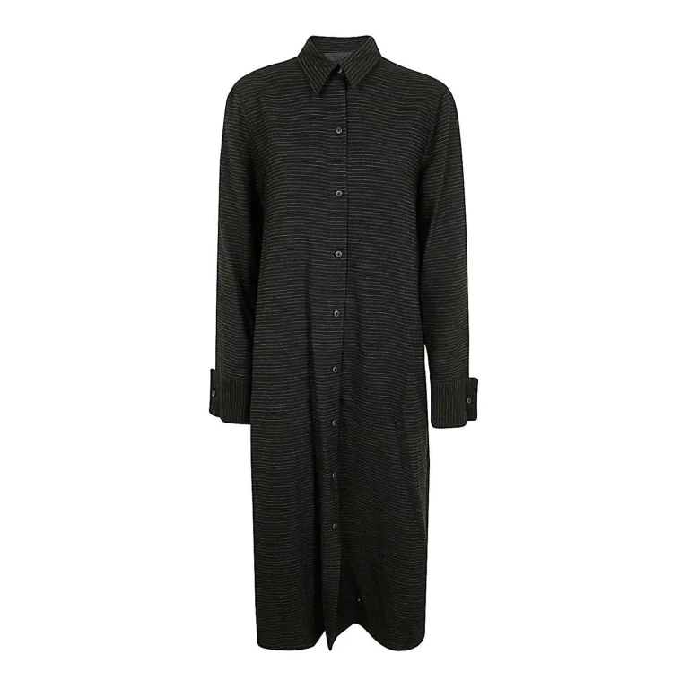 Maria Calderara Robe Au Genou - Noir