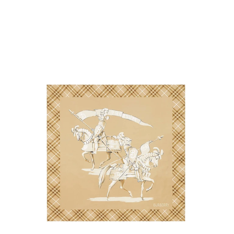 Burberry Scarfs Finchbeige Seta - Women