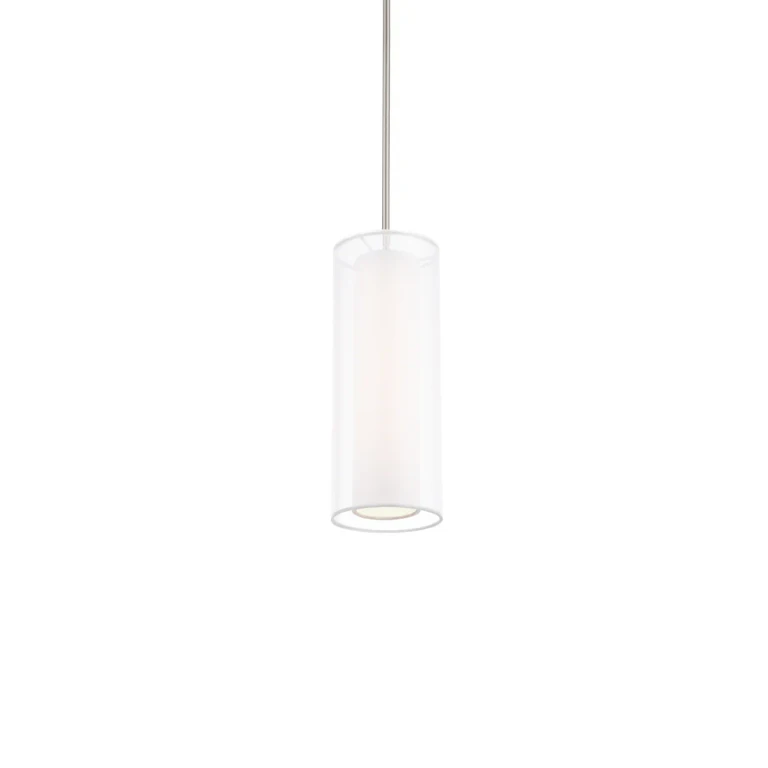 Brushed Nickel LED Chandelier from the Metropolis Collection
