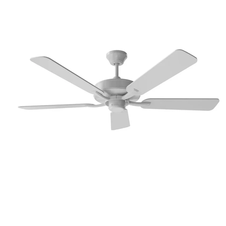 White 52" Ceiling Fan from the Sandberg Collection