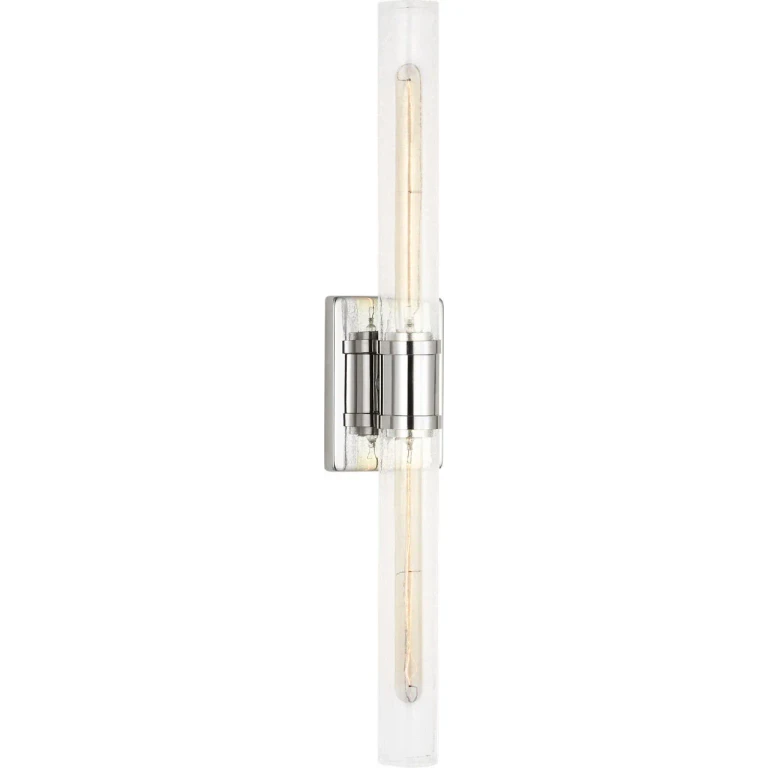 Chrome Chrome Bathroom Vanity Light from the Keaton Collection