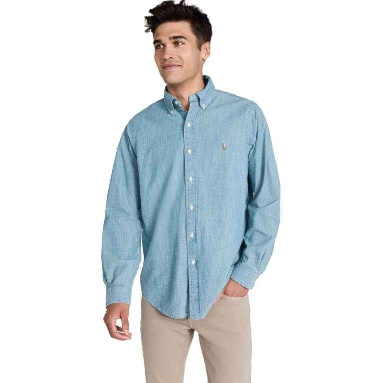 Polo Ralph Lauren Classic Fit Chambray Shirt Chambray S