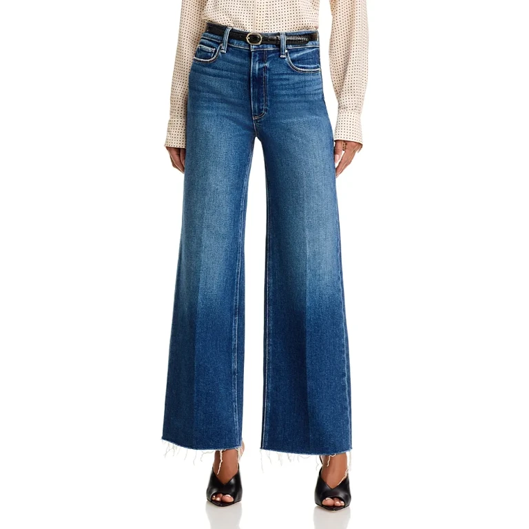 Paige Anessa 31 High Rise Wide Leg Jeans in Arpeggio